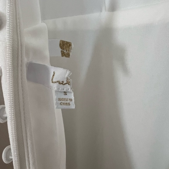 NWOT Extraordinary Romance White Button Back Mermaid Maxi Dress - Picture 9 of 9